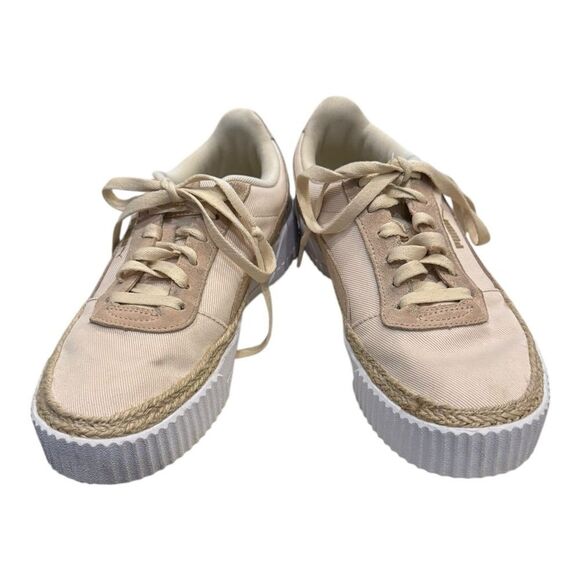 Puma Carina Espadrille SD Canvas Platform Jute Tennis Shoe, 388388 Sneakers 8.5 - Picture 3 of 6